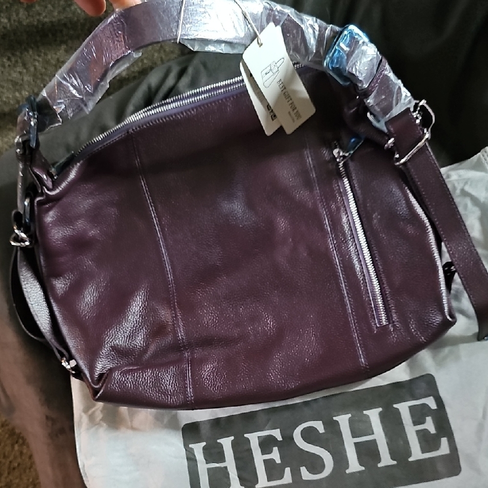 Heshe Brand New Purple Purse!